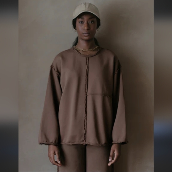 The Simple Folk Raw Seam Sweater - Picture 1 of 6